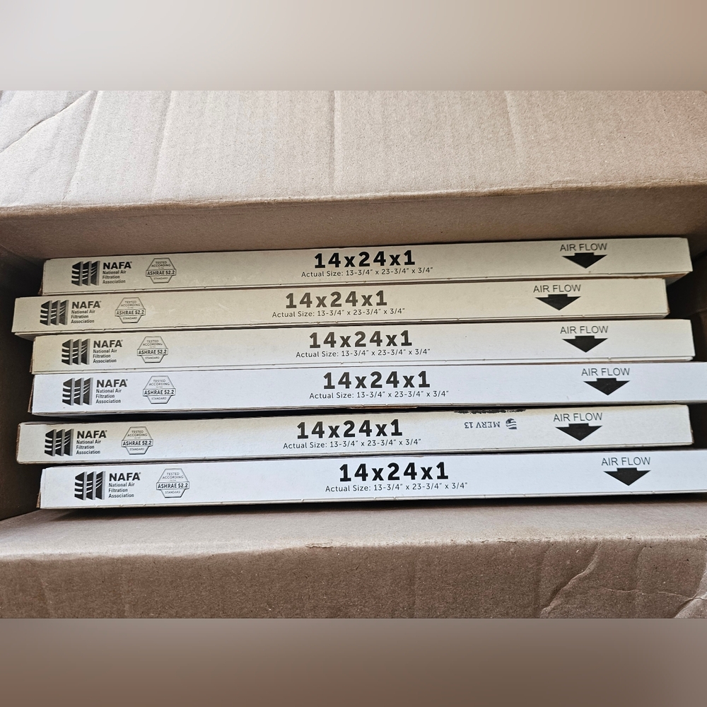 AIRx Filters. Air Filters 14x24x1  Merv 13